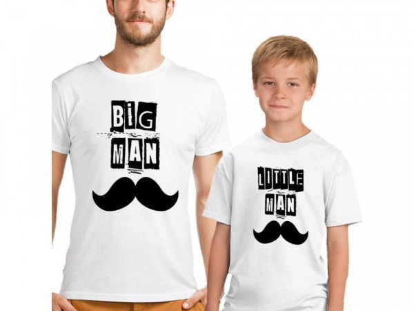 Baba Çocuk Tişörtleri - Little Man