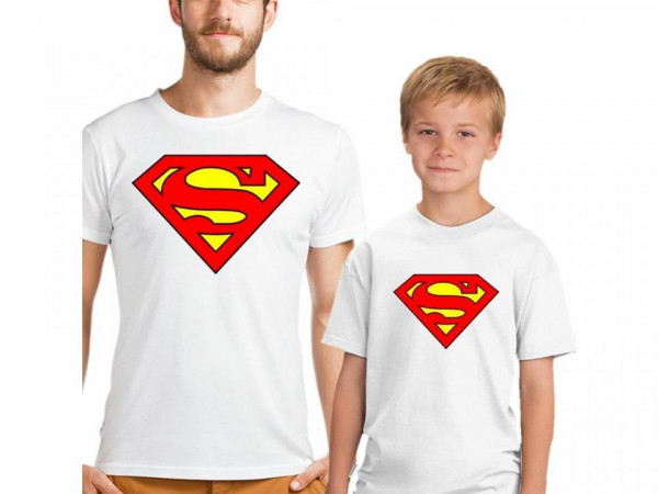 Baba Çocuk Tişörtleri - Süper Baba