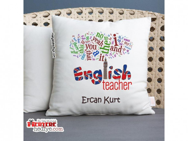 İngilizce Öğretmenine Hediye Yastık