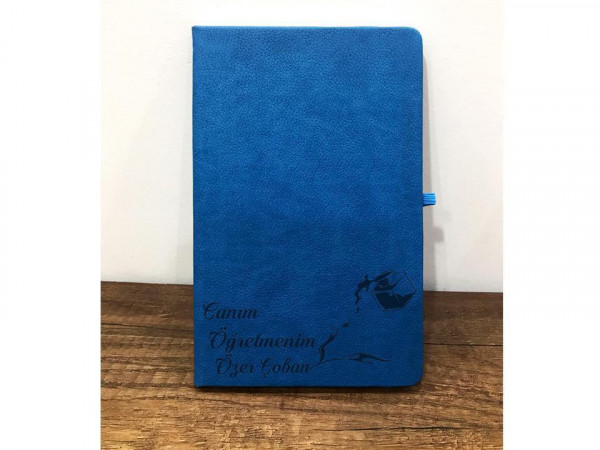 Öğretmenler Günü Hediyesi Deri Kapaklı Defter Model3