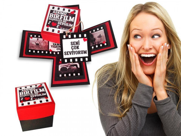Patlayan Kutu Film Şeridi Model - Explosion Box
