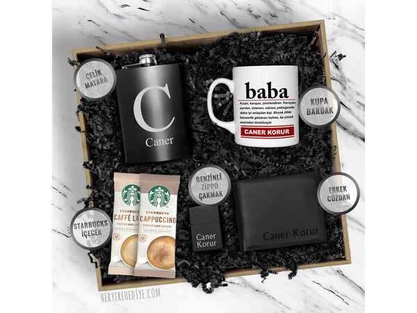 Babalar Günü Hediyesi Konsept Hediye Kutusu Model 127