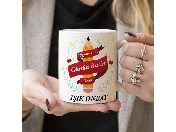 Kalem Tasarımlı Öğretmenler Günü Hediyesi