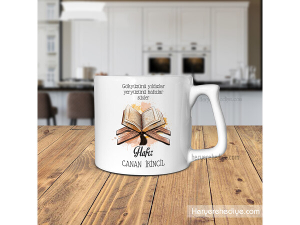 Hafızlara Özel Hediye İsimli Kupa Bardak