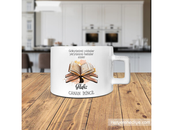 Hafızlara Özel Hediye İsimli Nescafe Fincanı