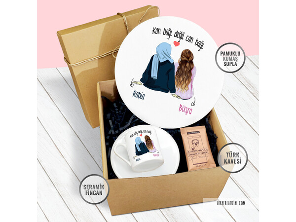 Karakter Seçmeli Fincan Supla Konsept Hediye Kutusu Model 29