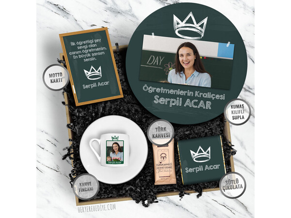 Öğretmenler günü Konsept Hediye Kutusu Model 166