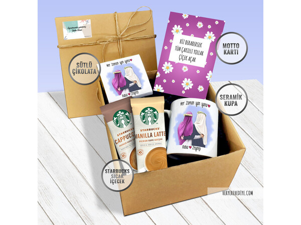 Tesettür Tasarımlı Konsept Hediye Kutusu Model 218