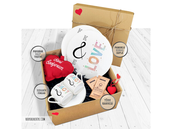 Sevgililer Günü Konsept Hediye Kutusu Model 7