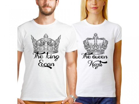 King Queen Sevgili Tişörtü
