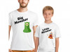 Baba Çocuk Tişörtleri - Monster