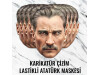 Karikatür Çizim 2023 Atatürk Karton Maskesi (Kullanıma Hazır Lastikli)