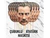 Karikatür Çizim 2023 Atatürk Maskesi Çubuklu